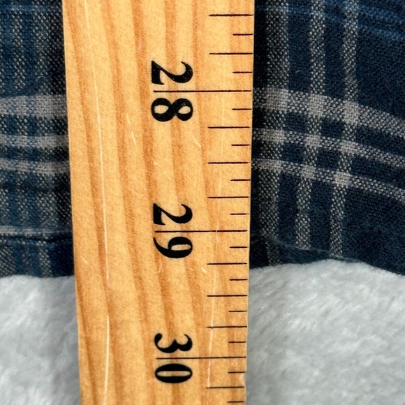 Levis Shirt Mens XXL Blue Plaid Classic Western Long Sleeve Button Up - Picture 9 of 11